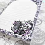 18779 skull coffin gothic notepad 3