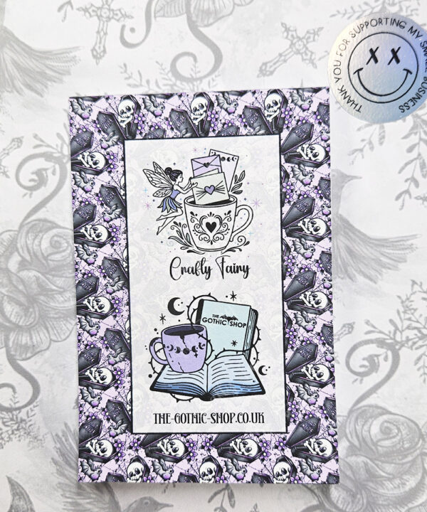 18779 skull coffin gothic notepad 4