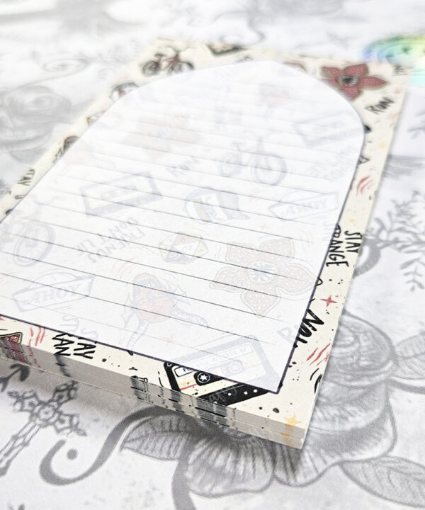 18783 stranger things gothic notepad 3