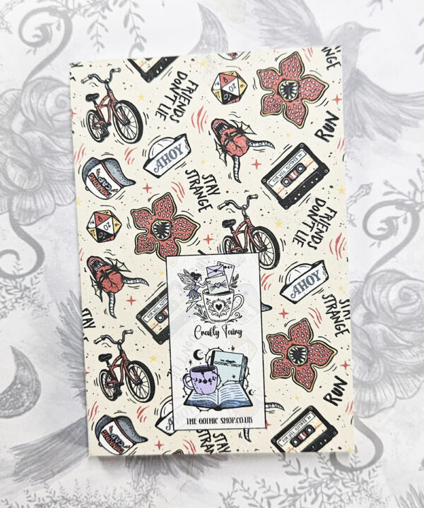18783 stranger things gothic notepad 4