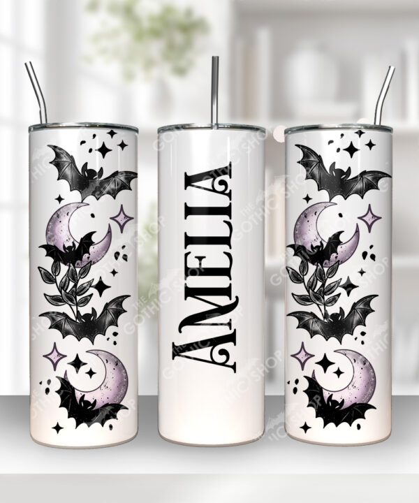 18796 personalised bats gothic tumbler 1