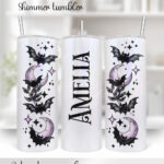 18796 personalised bats gothic tumbler 2