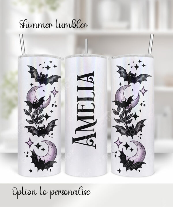 18796 personalised bats gothic tumbler 2