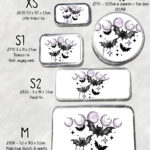 18798 personalised bats moons gothic storage tins 2