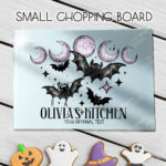 18799 personalised bats moons gothic chopping board 2