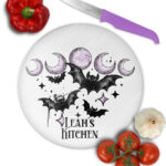 18800 personalised bats moons gothic chopping board 1