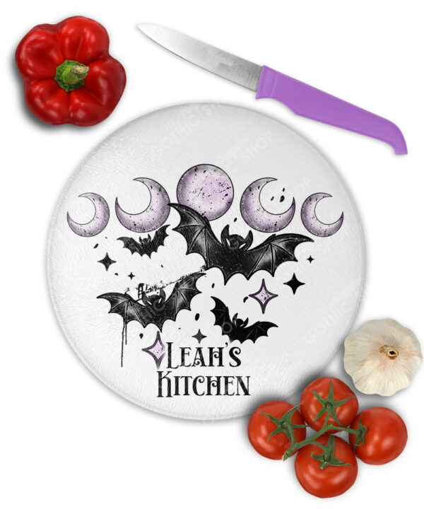 18800 personalised bats moons gothic chopping board 1