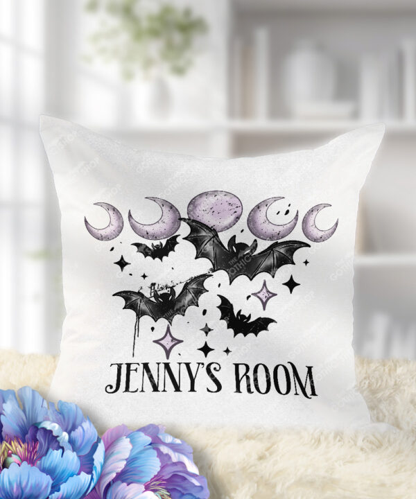 18801 personalised bats moons gothic cushion 1