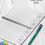 18803 personalised bats moons a5 notebook 3
