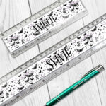 18805 personalised bats moons gothic rulers 1