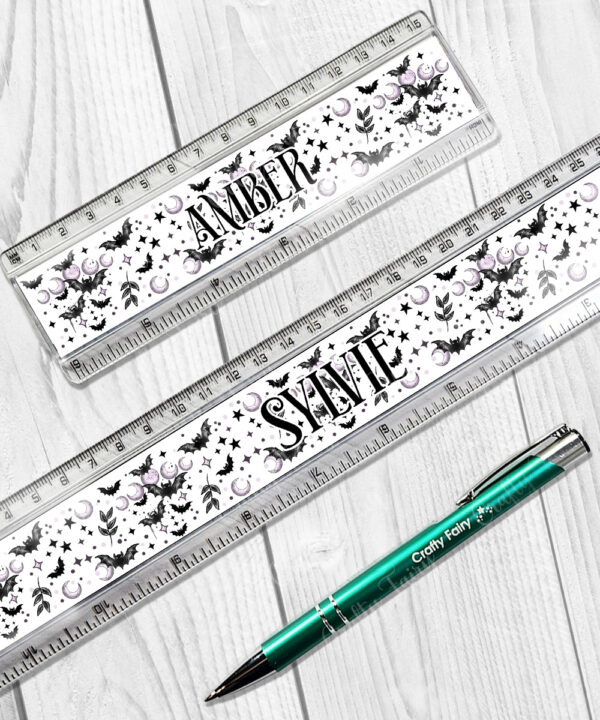 18805 personalised bats moons gothic rulers 1