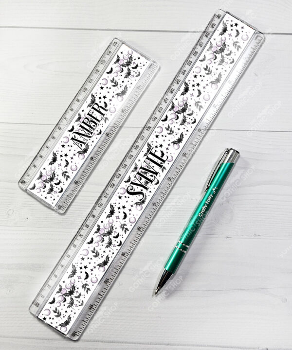 18805 personalised bats moons gothic rulers 2