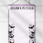 18807 personalised bats moons gothic planner 1