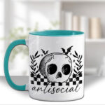 18815 antisocial skull gothic mug 2