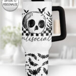 18819 antisocial personalised skull gothic stanley cup 2