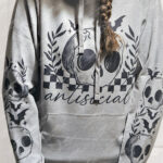 18837 antisocial skull gothic grey hoodie 5