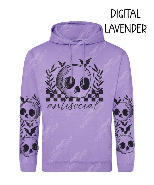 18839 antisocial skull gothic hoodie 3