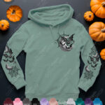 18845 bats moon webs gothic hoodie 1