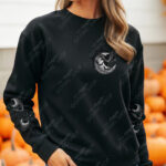 18846 bats moon webs gothic sweatshirt 2