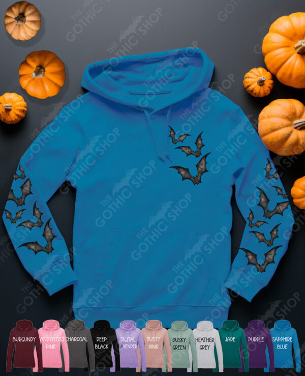 18849 bats trio gothic hoodie 2