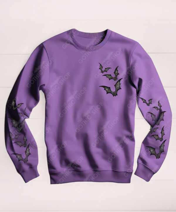 18850 bats trio gothic sweatshirt 1