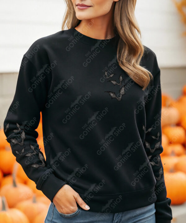 18850 bats trio gothic sweatshirt 2