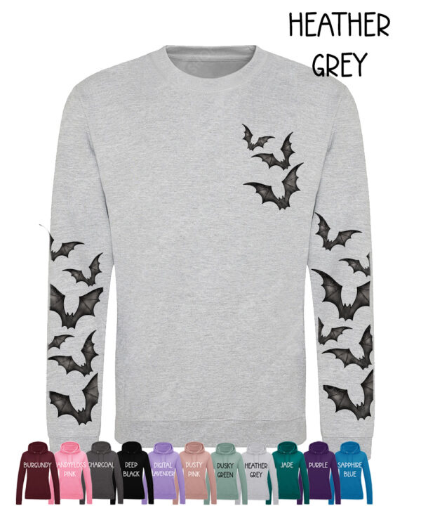 18850 bats trio gothic sweatshirt 3