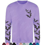 bat trio unisex gothic sweatshirt