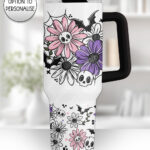 18856 skellie flower personalised gothic stanley cup 2