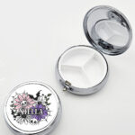 18870 skellie flower personalised gothic pill pot 2