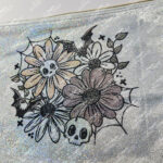 18877 skellie flower holographic pouch 3