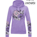 18878 skellie flower personalised gothic hoodie 4