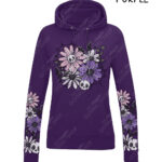 18878 skellie flower personalised gothic hoodie 6