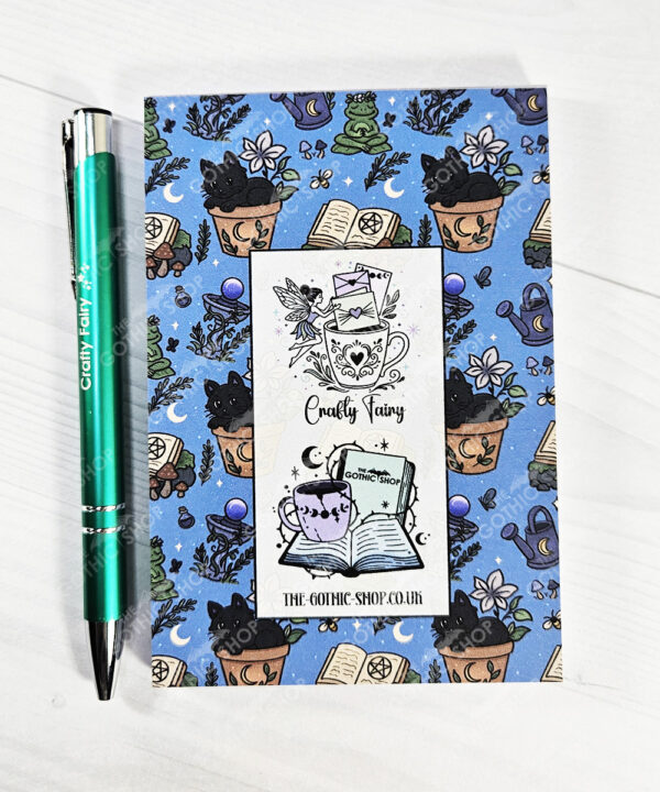 18885 black cat ca a6 notepad 3