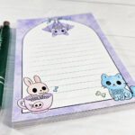 18888 skele animals ca gothic a6 notepad 2