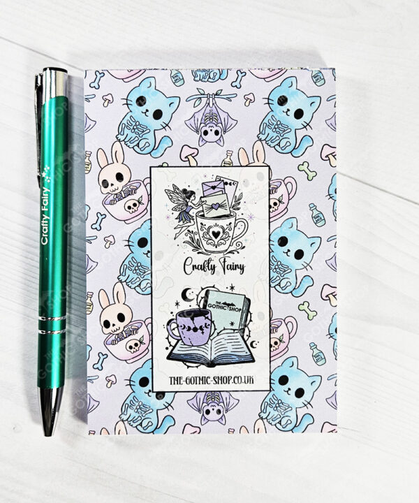 18888 skele animals ca gothic a6 notepad 3