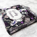 purple gothic romance weekly planner notepad stationery for book lover