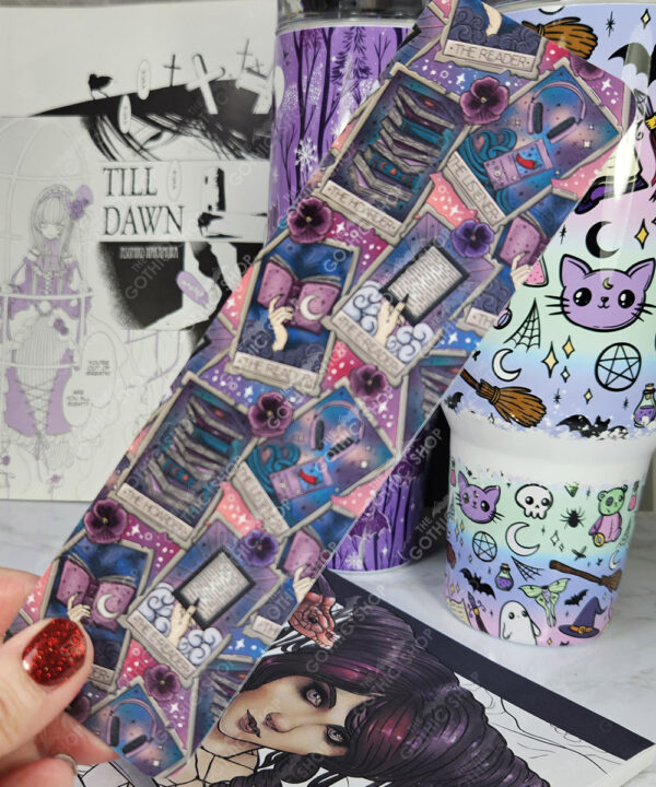 tarot cards reader hoarder witchy bookmark for book lover