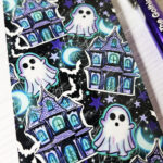 18924 gothic bookmark ii haunted house purple 2