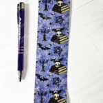 18941 gothic purple bookmark rpa skull books