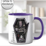 18957 personalised witchy curios cat mug 2