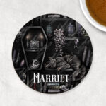 18958 personalised witchy curios cat coaster 1