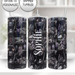 18959 personalised witchy curios cat tumbler 2