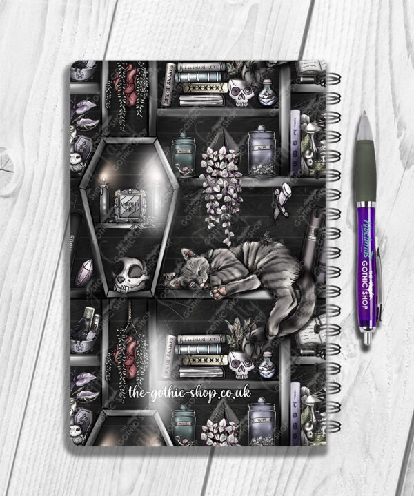 18965 personalised witchy curios cat notebook 2
