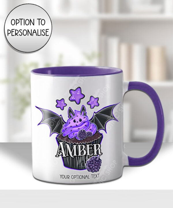 18969 personalised berry bat gothic mug 2