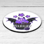 18970 personalised berry bat gothic coaster 1