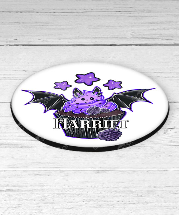18970 personalised berry bat gothic coaster 1