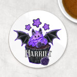 18970 personalised berry bat gothic coaster 2