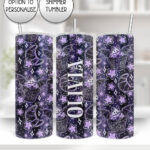 18971 personalised berry bat gothic tumbler 2