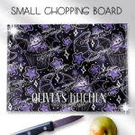 18974 personalised berry bat cupcake chopping board 1